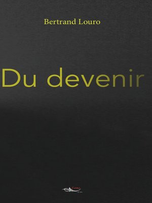 cover image of Du devenir
